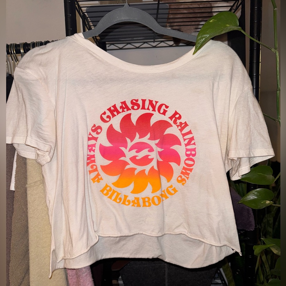 “Billabong” Always Chasing Rainbows Crop Top